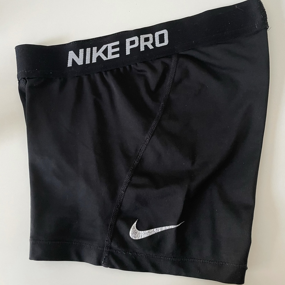 Black Nike Pro Spandex Shorts